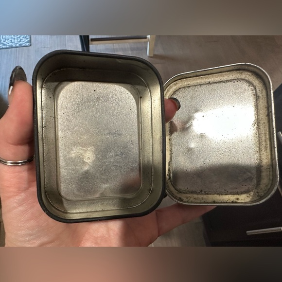 Vintage Y2K AC/DC Black and Red Storage Tin Circa 2003 - Picture 3 of 3